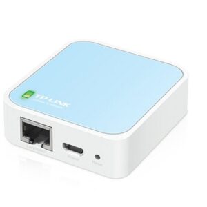 TP-LINK TL-WR802N draadloze router Fast Ethernet Single-band (2.4 GHz) Blauw, Wit