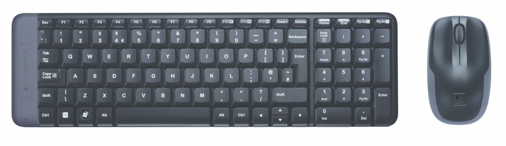 Logitech G MK220 toetsenbord RF Draadloos QWERTY US International Zwart