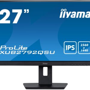 iiyama XUB2792QSU-B5 computer monitor 68,6 cm (27") 2560 x 1440 Pixels Full HD LED Zwart