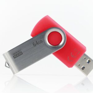 Goodram UTS3 USB flash drive 64 GB USB Type-A 3.2 Gen 1 (3.1 Gen 1) Rood