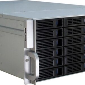 Inter-Tech 4U-4424 Rack Zwart, Zilver