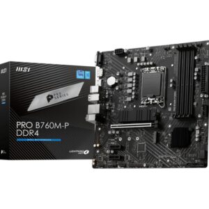 MSI PRO B760M-P DDR4 moederbord Intel B760 LGA 1700 micro ATX