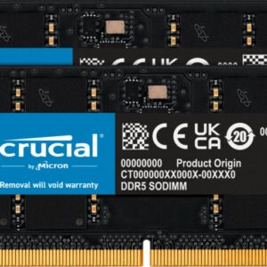 Crucial CT2K32G48C40S5 geheugenmodule 64 GB 2 x 32 GB DDR5 4800 MHz