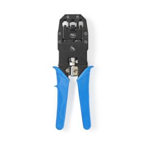 Nedis CCGP89510BU kabel krimper Krimptang Zwart, Blauw