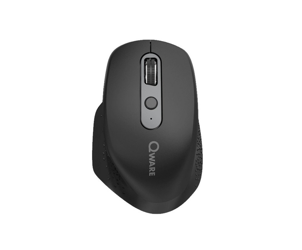 QWARE Wireless Ergo Mouse York Zwart