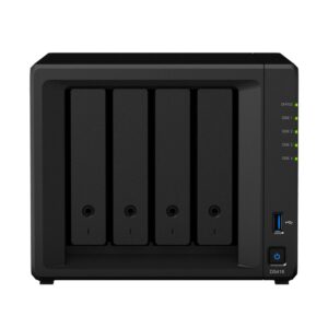 Synology DiskStation DS418 data-opslag-server NAS Mini Tower Ethernet LAN Zwart RTD1296