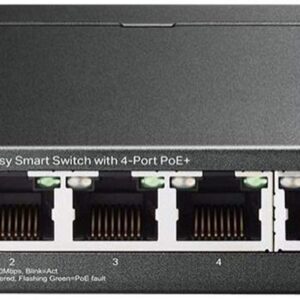 TP-LINK TL-SG105PE netwerk-switch Unmanaged L2 Gigabit Ethernet (10/100/1000) Power over Ethernet (PoE) Zwart