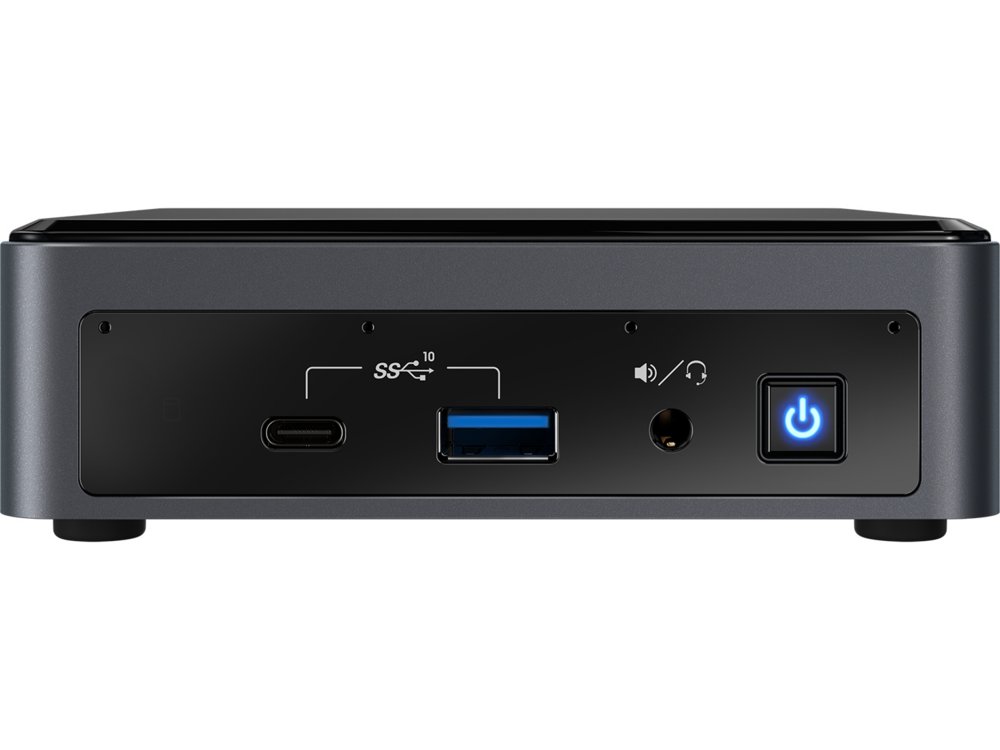 Intel NUC NUC10i7FNKN UCFF Zwart i7-10710U 1,1 GHz