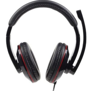 Gembird MHS-001 hoofdtelefoon/headset Bedraad Hoofdband Oproepen/muziek Zwart
