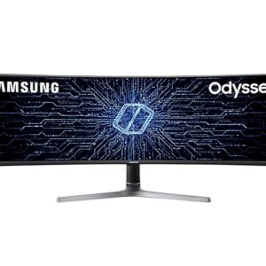 Samsung Odyssey C49RG94SSR 124,5 cm (49") 5120 x 1440 Pixels UltraWide Dual Quad HD LED Blauw, Grijs