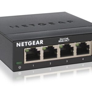 NETGEAR GS305 Unmanaged L2 Gigabit Ethernet (10/100/1000) Zwart