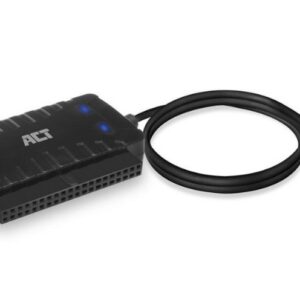 ACT USB adapterkabel naar 2,5" en 3,5" SATA/IDE Zwart
