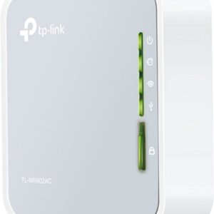 TP-LINK TL-WR902AC draadloze router Fast Ethernet Dual-band (2.4 GHz / 5 GHz) 3G 4G Wit