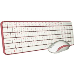 QWARE Wireless Waterford Toetsenbord + Muis Roze