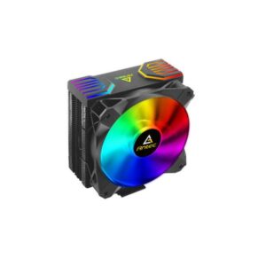 Antec A400 RGB Processor Koeler 12 cm Zwart, Koper, Metallic