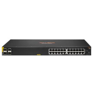 Hewlett Packard Enterprise Aruba 6000 24G Class4 PoE 4SFP 370W Managed L3 Gigabit Ethernet (10/100/1000) Power over Ethernet (PoE) 1U