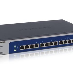 NETGEAR XS512EM Managed L2 10G Ethernet (100/1000/10000) 1U Blauw, Grijs