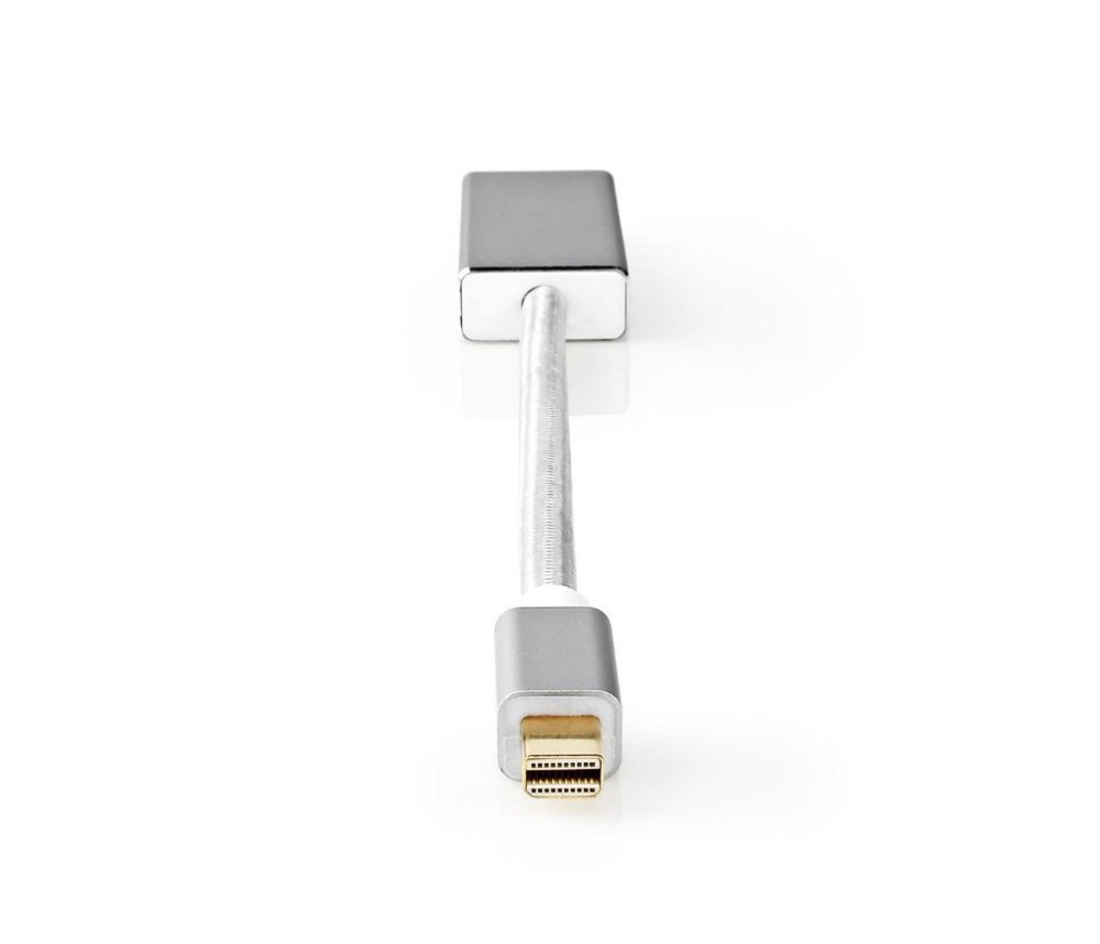 Nedis CCTB37450AL02 DisplayPort kabel 0,2 m Mini DisplayPort Zilver
