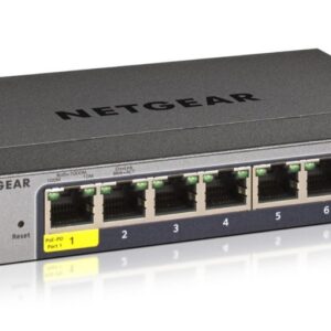 NETGEAR GS108Tv3 Managed L2 Gigabit Ethernet (10/100/1000) Grijs