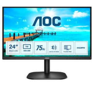 AOC B2 24B2XDM computer monitor 60,5 cm (23.8") 1920 x 1080 Pixels Full HD LCD Zwart
