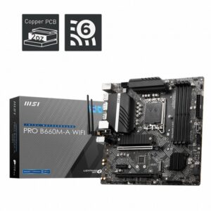 MSI PRO B660M-A WIFI moederbord Intel B660 LGA 1700 micro ATX